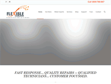 Tablet Screenshot of flextech.com.au
