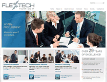 Tablet Screenshot of flextech.com